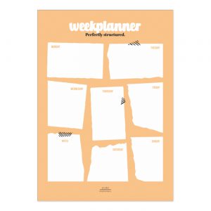 A4 Noteblock Weekplanner | Studio Stationery