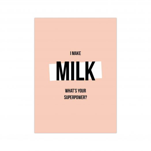 Postcard I make Milk | Studio Stationery