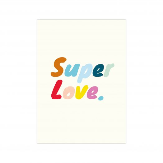 Postcard Super Love | Studio Stationery