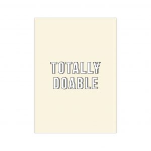 Postcard Totally Doable | Studio Stationery