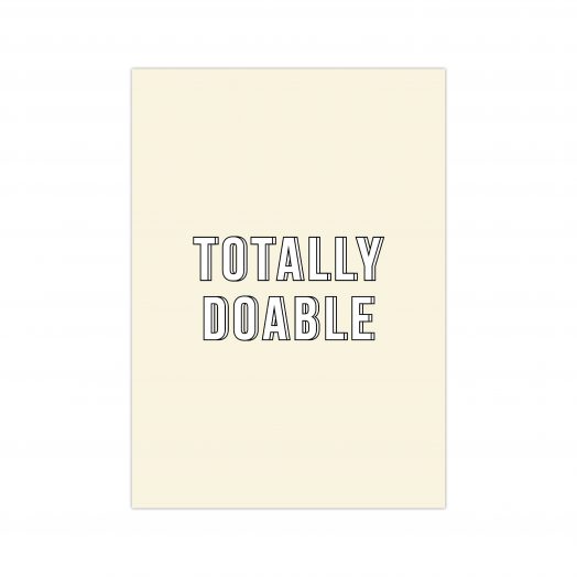 Postcard Totally Doable | Studio Stationery