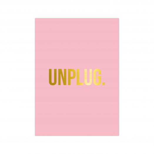 Postcard Unplug | Studio Stationery