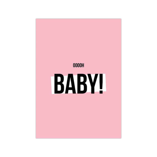 Kaart Ooooh Baby Girl | Studio Stationery