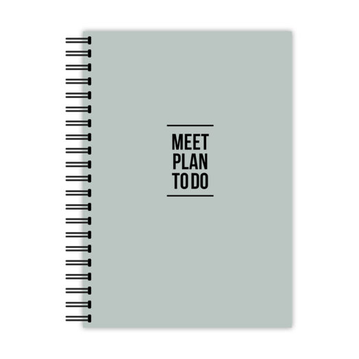 Meeting Notebook Meet Plan To Do | Studio Stationery